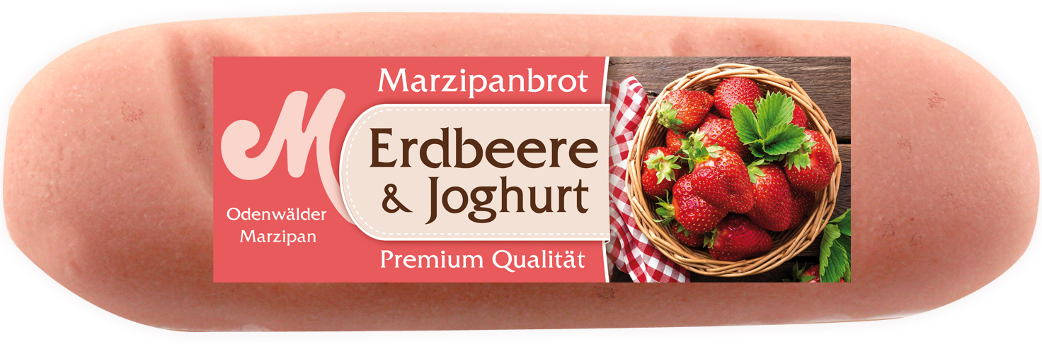 Erdbeere & Joghurt Marzipanbrot