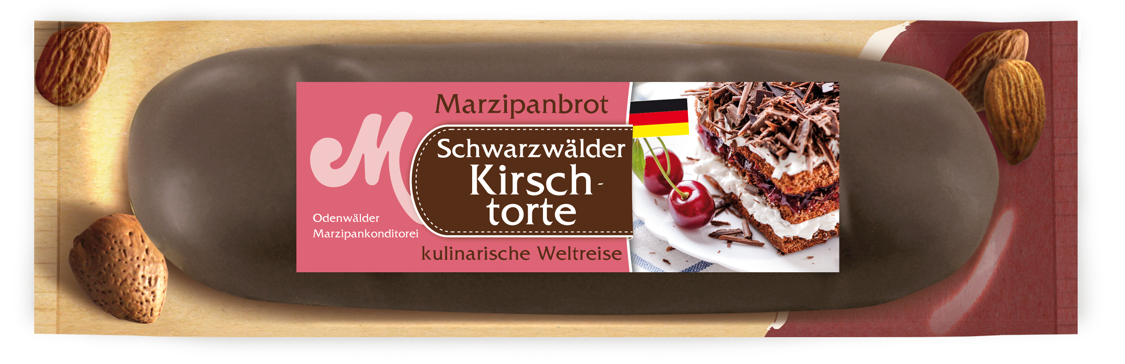 Schwarzwälder Kirsch Marzipanbrot Schwarzwälder Kirsch Marzipanbrot