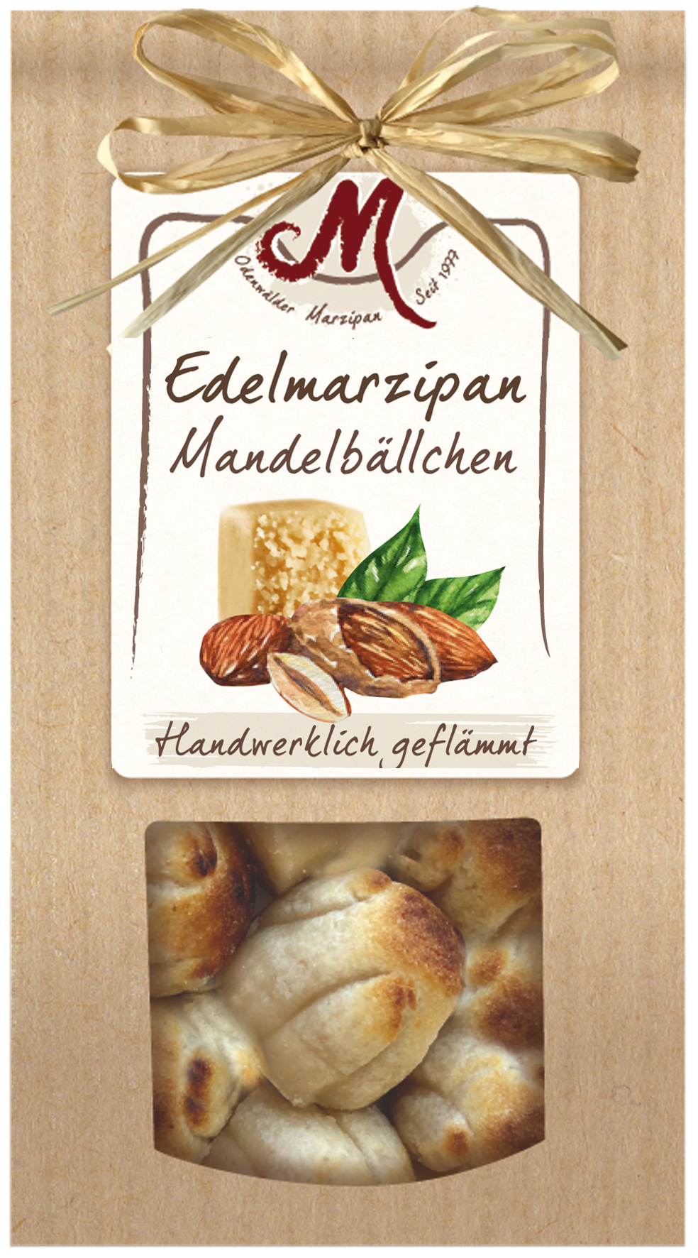 Mandelbällchen geflämmt Mandelbällchen geflämmt