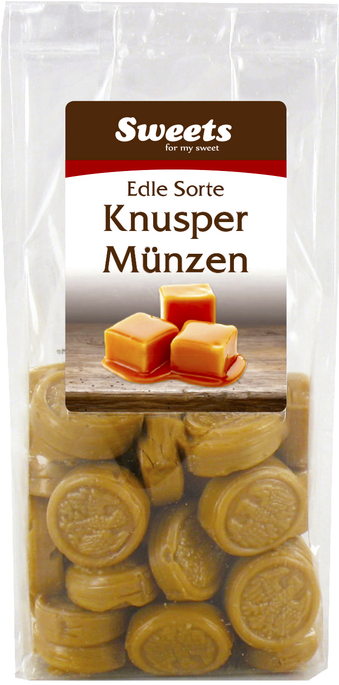 Knuspermünzen mit Nougatcremefüllung Knuspermünzen mit Nougatcremefüllung