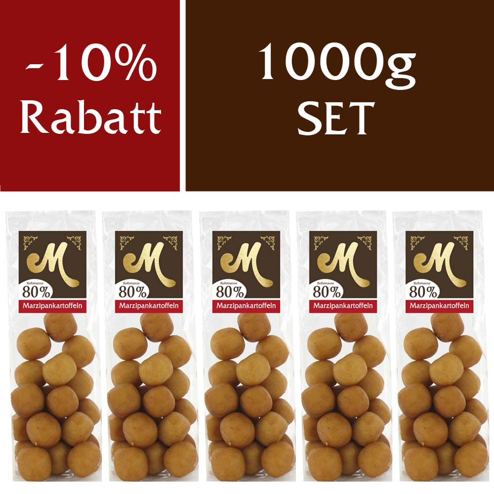 Set Edelmarzipan Kartoffeln 1000g Set Edelmarzipan Kartoffeln 1000g