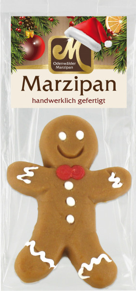 Marzipan gingerbread man